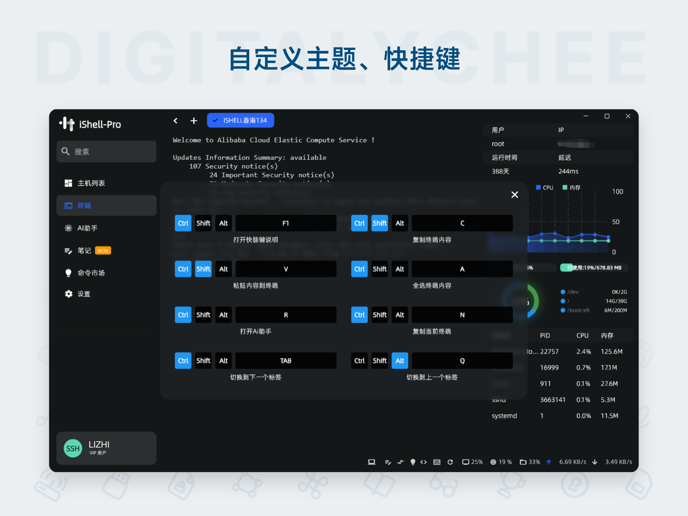 iShellPro: 自定义主题、快捷键