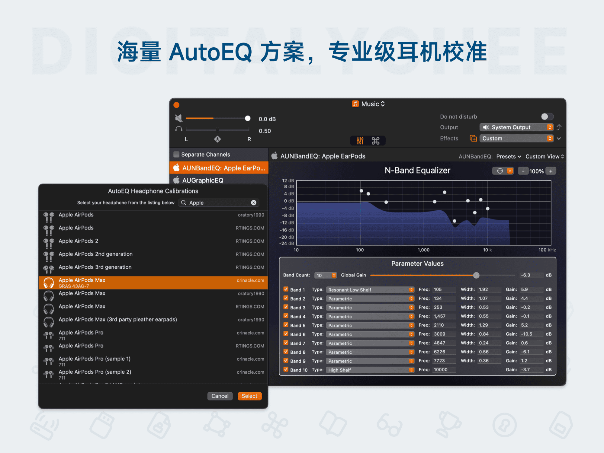 Sound Control 3: 海量 AutoEQ 方案，专业级耳机校准