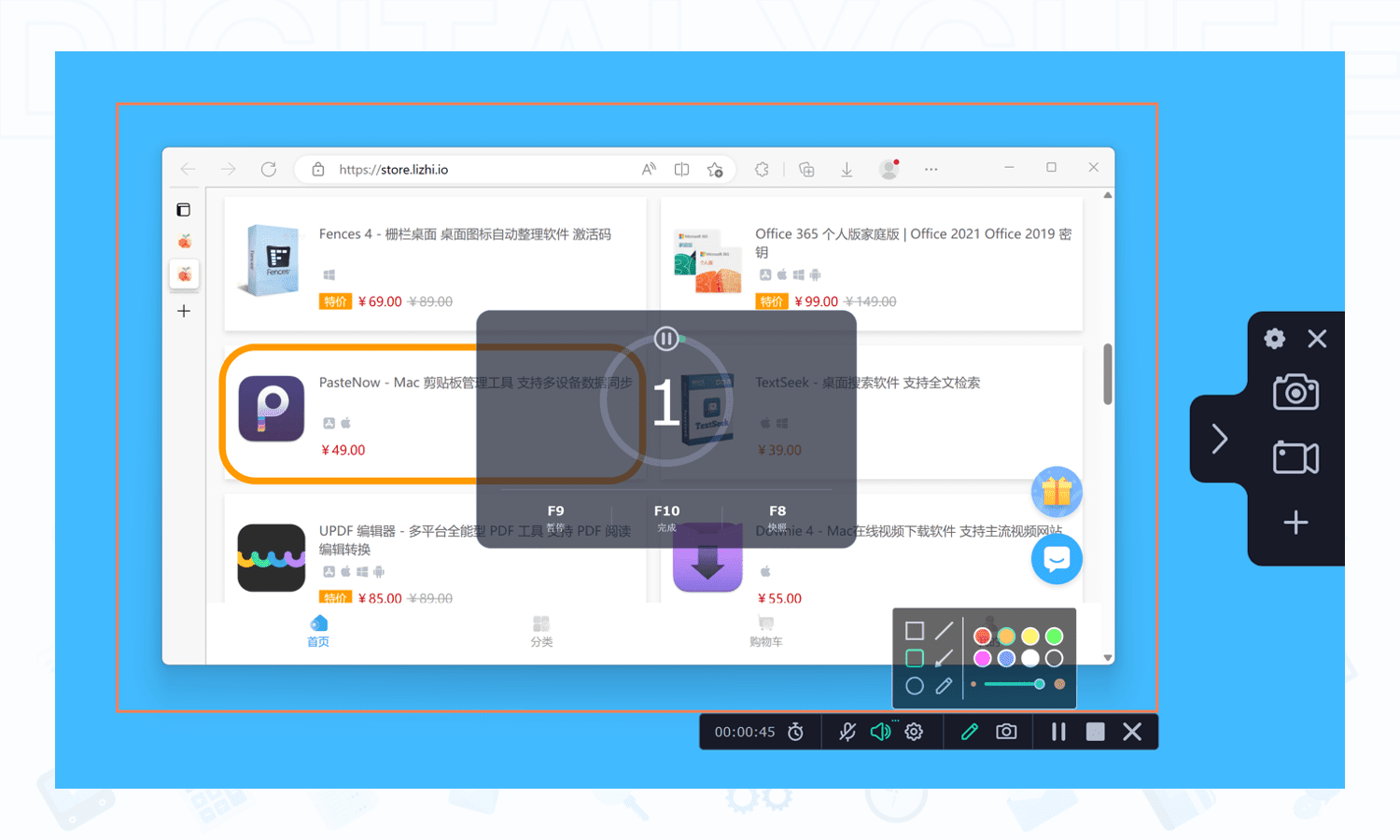 Movavi Screen Recorder: 