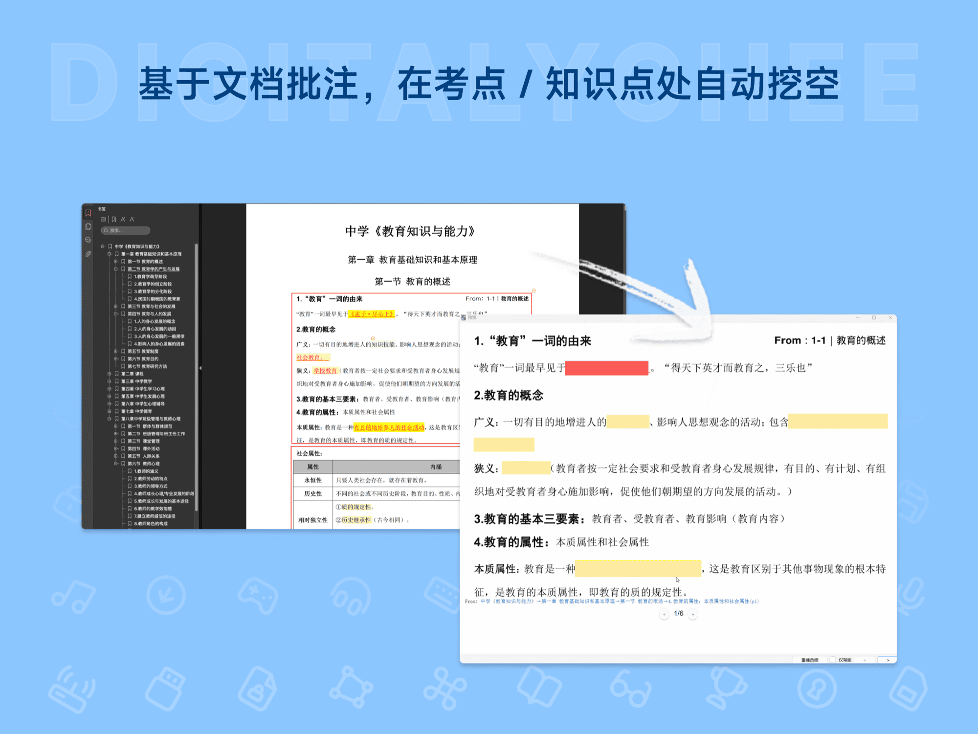 PDF Guru Anki: 基于文档批注，在考点 / 知识点处自动控空