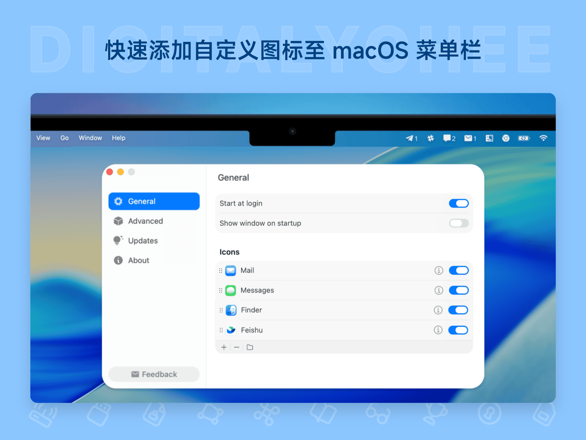 Badgeify: 快速添加自定义图标至 macOS 菜单栏
