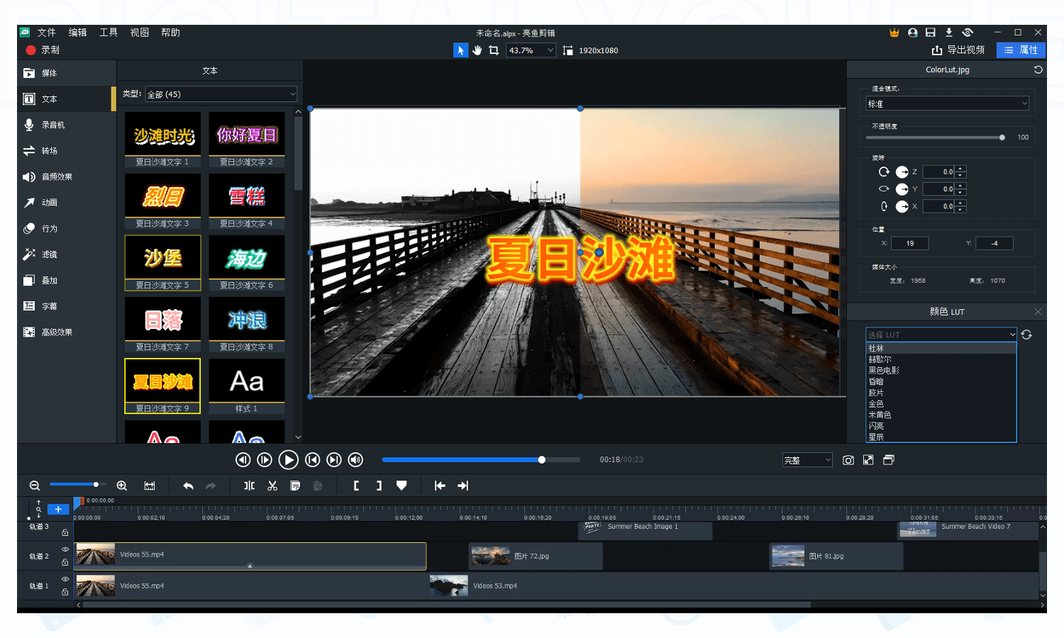 ACDSee 亮鱼剪辑: 