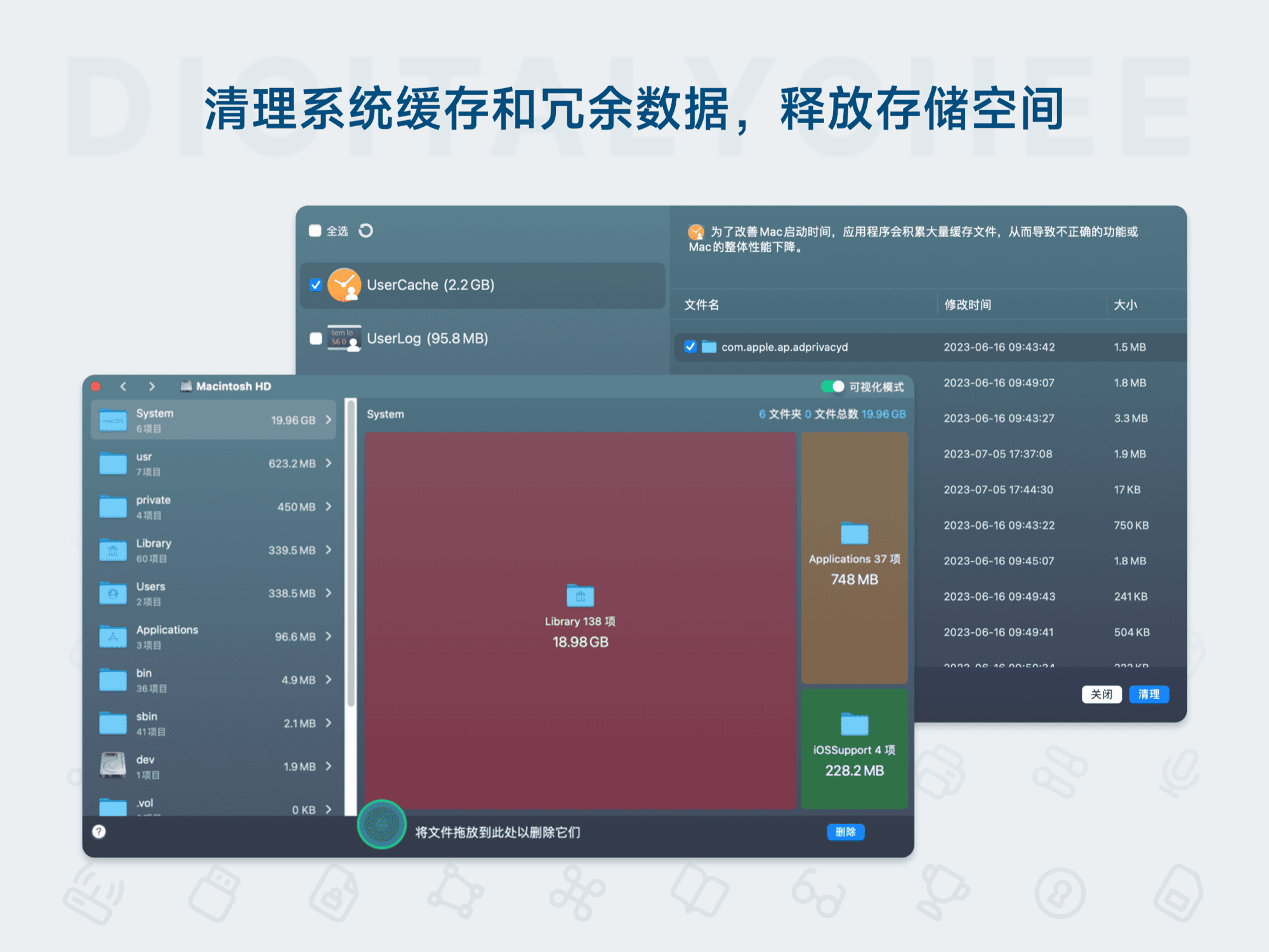 赤友 DiskGeeker: 清理系统缓存和冗余数据，释放存储空间